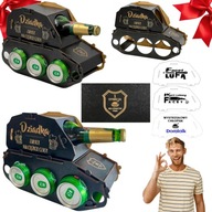 ŚMIESZNY PREZENT CZOŁG STOJAK NA PIWO NA WALENTYNKI DLA NIEGO CHŁOPAKA MĘŻA