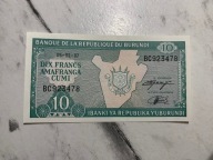 Burundi - 10 franków - 1997 - UNC