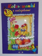 Kolorowanki z nalepkami - wzór nr 1 + wzór nr 6