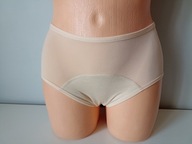 Śliczna bielizna majtki chłonne 36-38 beżowe