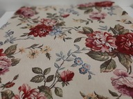 VINTAGE ANGIELSKA PAŁACOWA PODUSZKA OZDOBNA POSZEWKA NA PODUSZKĘ ŻAKARDOWA