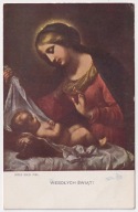 Jezusek Matka Boska malował Carlo Dolci ok.1930r. nakład Stella Bochnia