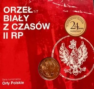Seria numizmatów ORŁY POLSKIE - 7szt