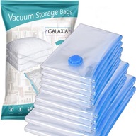 WORKI PRÓŻNIOWE Na Ubrania Pościel Torby, ZESTAW 12 SZTUK , 4 ROZMIARY