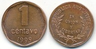 Argentyna 1 Centavo - 1999r ... Monety