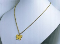 2227 Naszyjnik Celebrytka Motyl Stal