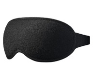 Gritin opaska na oczy poliester czarny przyjazny dla skóry sleep mask black