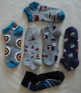 AA__Skarpetki stopki chłopięce R. 39-41 6 PAK ~~ _Wyprzedaż_ ~~