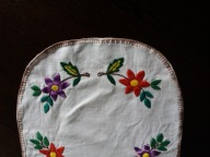 SERWETA OWALNA- HAFTOWANA 65 /32 cm. !!!