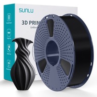 FILAMENT Sunlu PLA+ Plus Black Czarny 1kg Szpula 1.75 mm do Drukarki 3D