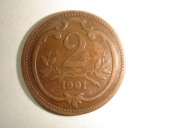 Austria - 2 halerze -2 heller 1901