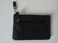 Śliczny portfelik skórzany Roles czarny