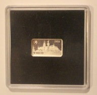 WARSZAWA - Zamek Królewski - HALF DOLAR 2014 SOLOMON ISLANDS SREBRO 999