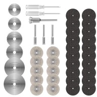 TARCZE TNĄCE DREMEL 36 SZT. DO DREWNA, METALU I KAMIENIA + AKCESORIA