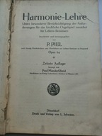P.Piel Harmonie Lehre orgiel oryany Harmonia harfa nauka muzyka