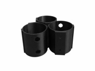 Uchwyt ścienny na puszki spray farby fi 65 mm organizer warsztatowy 3 szt.