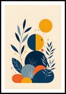 A2 PLAKAT OBRAZ PLAKAT ROŚLINY ROŚLINA KWIAT KWIATY LIŚCIE LIŚĆ BOHO