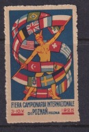 Poznań, VI Targi 1925, rzadkie nalepki reklamowe, . RR