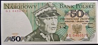 Polska bankn.50zł.K.Świerczewski 1988 ser.GS UNC