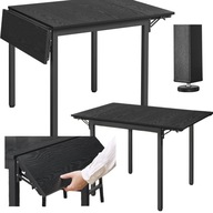 Stół kuchenny Vasagle prostokątny czarny 78 x 84,5 x 76,2 cm