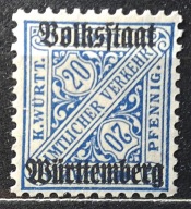 Niemcy - Deutsches Reich - Rzesza ** Wurttemberg 15