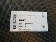 Używany bilet Legia Warszawa - Sparta Praga - 27.11.2025