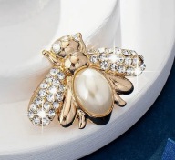 BROSZKA PRZYPINKA PIN mucha muchą muszka owad owadem AGRAFKA oryginalna