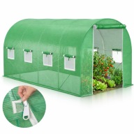 TUNEL FOLIOWY 10m2 OGRODOWY SZKLARNIA MOCNA KONSTRUKCJA FOLIAK 2,5x4x2m