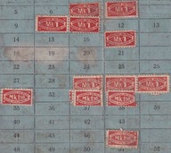 Związek Metalowców i Pokrewnych Zawodów, znaczki legitymacja 1920, Mikołów