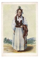 KRAKÓW MODLNICA DRUŻKA KRAKOWSKA ETNOGRAFIA STRÓJ LUDOWY KRAKOWSKI