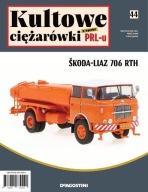 SKODA-LIAZ 706 RTH polewaczka myjka 1:43 Kultowe ciężarówki PRL nr 44