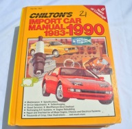 CHILTON'S IMPORT CAR MANUAL 1983 - 1990 instrukcja naprawy repair AUDI