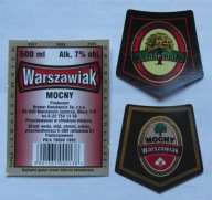 ETYKIETA PIWO BROWAR KONSTANCIN + KRAWATKI I KONTRA NA SZTUKI