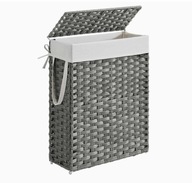 Kosz wolnostojący na pranie Songmics 55l szary