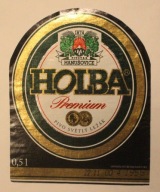 ETYKIETA - PIVOVAR HANUŚOVICE - HOLBA Premium - PIVO SVETLY LEZAK