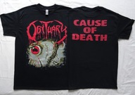 Obituary Cause of Death T-Shirt Official Orginał Florida Death Metal
