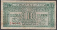 Czechosłowacja 10 Koron 1945