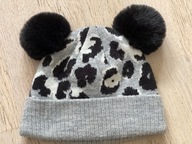 Czapka na zimę z pomponami NEXT 3-4 lata + GRATIS