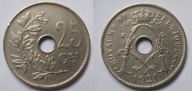 Belgia 25 cent 1921 ces