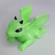 Figurka smoka fluorescencyjna druk 3d świecąca w ciemności