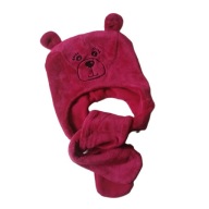 ORSOLINO czapka MIŚ z długimi nausznikami 68/74 cm