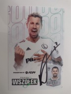 Zdjęcie 10x15 Legia autograf Paweł Wszołek 23/24 Gol presented by FC24