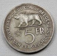 5 Franków Belgia 1936 r.