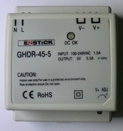 Zasilacz impulsowy GHDR-45-5, OUTPUT 5V 5.5A