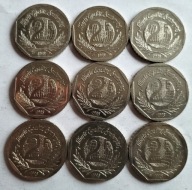 moneta Francja 2 franki 1998 Powszechna Deklaracja Praw Człowieka