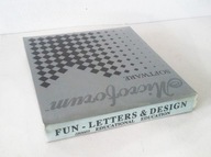 Stary program FUN LETTERS&DESIGN IBM dysk 5,25 folia