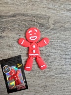 Figurka Pierniczek Czerwony 3d - Druk3d fidget mixGadzet
