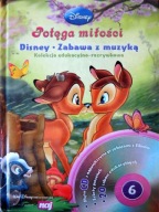 DISNEY ** POTĘGA MIŁOSCI - ZABAWA Z MUZYKĄ ** CD + KSIĄŻKA - NOWA