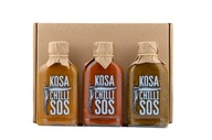 Kosa Chilli Sos - Zestaw ostrych sosów - 3x 100ml - PREZENT