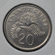 *SINGAPUR [0068]*20 Centów 1988 Rośliny: Calliandra surinamska *holder